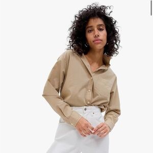 GAP Tan Big Shirt